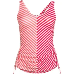 Lands' End Women's Chlorine Resistant Adjustable V-neck Underwire Tankini Swimsuit Top Adjustable Straps -Lands' End Store GUEST 59aeeaa9 d275 4493 9d54 20903a1987b7