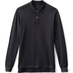 School Uniform Young Men's Long Sleeve Mesh Polo Shirt -Lands' End Store GUEST 59fa95ed d376 444c 8914 273d5e236614
