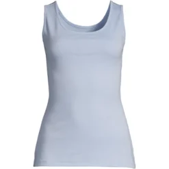Lands' End Women's Tall Cotton Tank Top -Lands' End Store GUEST 5a0d34df cf63 44ae a837 aa8e0fb3f3e5 1