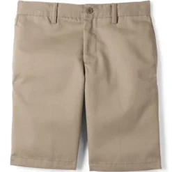 Lands' End School Uniform Little Boys Slim Plain Front Stain Resistant Wrinkle Resistant Chino Shorts -Lands' End Store GUEST 5b084872 778e 44b2 9ec2 3f33fc20911b