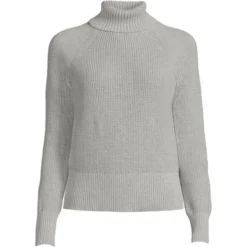 Lands' End Women's Drifter Cotton Must Have T-Neck Sweater -Lands' End Store GUEST 5b612bf9 5482 4fd8 b8ab 214691571f2b