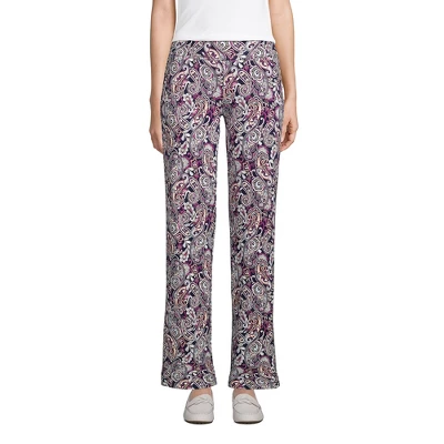 Lands' End Women's Starfish Mid Rise Straight Leg Elastic Waist Pull On Pants 12 Lands' End Women's Starfish Mid Rise Straight Leg Elastic Waist Pull On Pants - Image 12