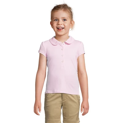 School Uniform Girls Short Sleeve Peter Pan Collar Polo Shirt 2 School Uniform Girls Short Sleeve Peter Pan Collar Polo Shirt - Image 2