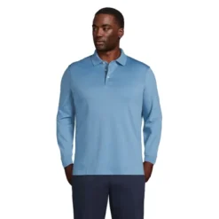 Lands' End Men's Long Sleeve Super Soft Supima Polo Shirt -Lands' End Store GUEST 5d5cca97 63b4 4318 9df4 dc67169fed2e
