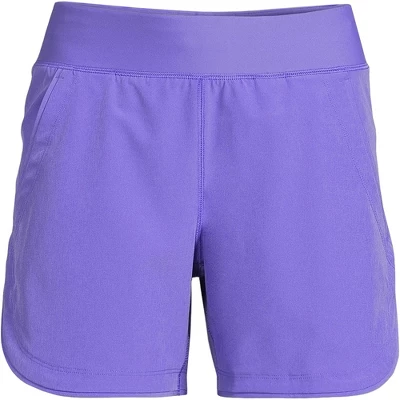 Lands' End Women's 5" Quick Dry Elastic Waist Board Shorts Swim Cover-up Shorts 12 Lands' End Women's 5" Quick Dry Elastic Waist Board Shorts Swim Cover-up Shorts - Image 12