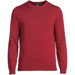 Lands' End Men's Fine Gauge Supima Cotton Crewneck Sweater -Lands' End Store GUEST 5df74e6e 207d 438a 926b 963c84be713d