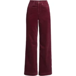 Lands' End Women's High Rise Wide Leg Corduroy Pants -Lands' End Store GUEST 60ad47fe 7ab0 4024 890d 58df6732856a