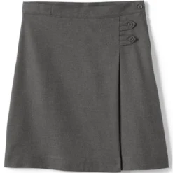 Lands' End School Uniform Girls Solid A-line Skirt Below The Knee -Lands' End Store GUEST 61675717 2487 48ca a881 f7649fc41eca