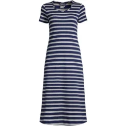 Lands' End Women's Supima Cotton Short Sleeve Midcalf Nightgown Dress -Lands' End Store GUEST 621298c2 1ffa 4f1b b1c9 7cd6d5e0cce9