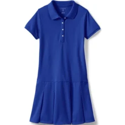 Lands' End School Uniform Girls Short Sleeve Mesh Polo Dress -Lands' End Store GUEST 622284e4 a4df 4ba4 9f77 c4a784fbb892