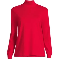 Lands' End Women's Plus Size Long Sleeve Super T Mock -Lands' End Store GUEST 63e3a0f8 8598 43c3 b1db e5aaa5a5e1b5