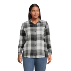 Lands' End Women's Flannel Shirt 20 Lands' End Women's Flannel Shirt -Lands' End Store GUEST 64b0b30c 0f0f 4268 915a bf2ef0352467