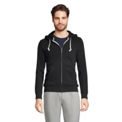 Lands' End Men's Serious Sweats Full Zip Hoodie