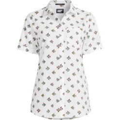 Lands' End Lands' End Women's Short Sleeve No Iron Shirt