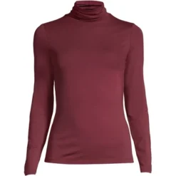 Lands' End Women's Lightweight Fitted Long Sleeve Turtleneck -Lands' End Store GUEST 676b9f9c c9c2 49c6 a5eb 6c4263cd8193