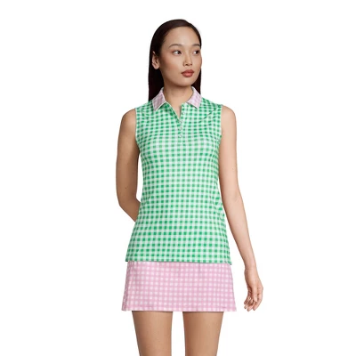 Lands' End Draper James X Lands' End Women's Sleeveless Supima Polo Shirt 5 Lands' End Draper James X Lands' End Women's Sleeveless Supima Polo Shirt - Image 5