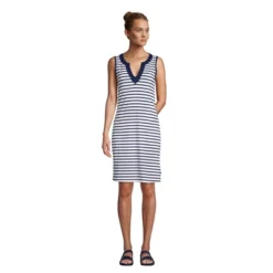 Lands' End Women's Cotton Jersey Sleeveless Swim Cover-up Dress -Lands' End Store GUEST 68fb9c3b 7f1f 4468 92ce 4335fa10a044