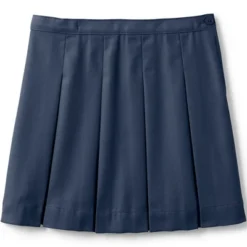 Lands' End Lands' End School Uniform Girls Poly-Cotton Box Pleat Skirt Top Of Knee -Lands' End Store GUEST 69a4a785 0582 48b0 8706 0810d186db9e
