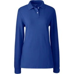 School Uniform Young Women's Long Sleeve Mesh Polo Shirt -Lands' End Store GUEST 6b9f0476 52a8 4175 928e ebe25f8d23ce