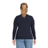 Lands' End Women's Cotton Rib Long Sleeve Crewneck T-Shirt