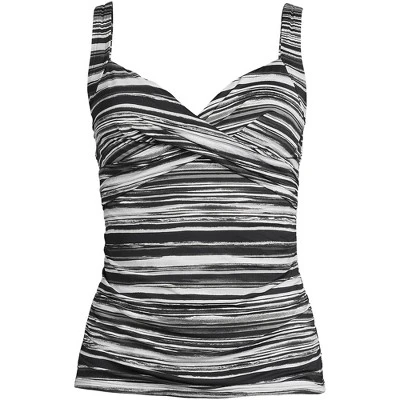 Lands' End Women's Wrap Underwire Tankini Top Swimsuit 12 Lands' End Women's Wrap Underwire Tankini Top Swimsuit - Image 12