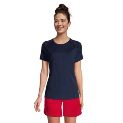 Lands' End School Uniform Women's Short Sleeve Active Gym T-shirt -Lands' End Store GUEST 6d662c09 f669 4079 bd11 f6874085595c