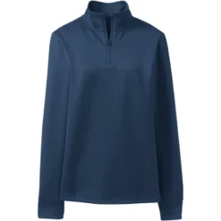 Lands' End Lands' End School Uniform Women's Quarter Zip Pullover -Lands' End Store GUEST 6df455d2 7a9a 40bf 88c1 91fef52704e8