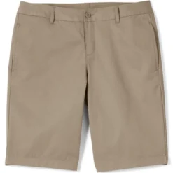 School Uniform Young Women's Plain Front Blend Chino Shorts -Lands' End Store GUEST 6e616ce1 0b12 42aa 978e 37cee8a6676a