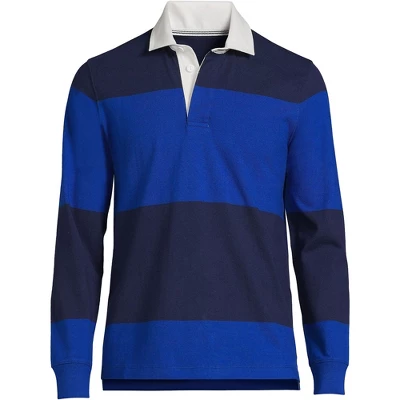 Lands' End Men's Long Sleeve Solid Rugby 15 Lands' End Men's Long Sleeve Solid Rugby - Image 15