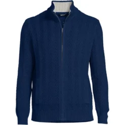 Lands' End Men's Cotton Drifter Zip Cardigan 5 Lands' End Men's Cotton Drifter Zip Cardigan -Lands' End Store GUEST 6e9e4780 fa00 43b1 a714 643359e7a96f