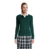 School Uniform Young Women's Cotton Modal Cardigan Sweater