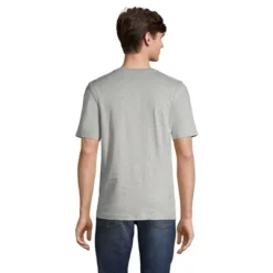 Lands' End Men's Short Sleeve Super-T Henley