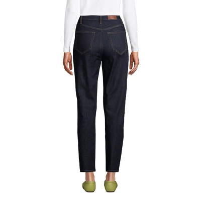 Lands' End Lands' End Women's High Rise Straight Leg Ankle Jeans 1 Lands' End Lands' End Women's High Rise Straight Leg Ankle Jeans