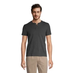 Lands' End Men's Short Sleeve Super-T Henley -Lands' End Store GUEST 727e3a19 98b0 4c78 8e96 02197883326b