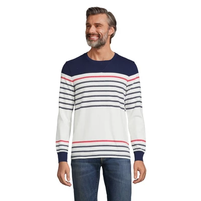 Lands' End Men's Long Sleeve Rugby Crew Tee 5 Lands' End Men's Long Sleeve Rugby Crew Tee - Image 5