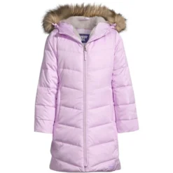 Lands' End Girls Winter Fleece Lined Down Alternative ThermoPlume Coat -Lands' End Store GUEST 72ad902a 2f65 42fa ae0d 22e37411111d