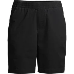 Lands' End Women's Mid Rise Elastic Waist Pull On 10" Knockabout Chino Bermuda Shorts -Lands' End Store GUEST 73fb53bf 5976 4e67 b836 5237fd0d3a06