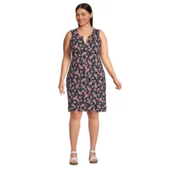 Lands' End Women's Cotton Jersey Sleeveless Swim Cover-up Dress -Lands' End Store GUEST 762701bf 59af 4fca 9ee2 9f74b973a303
