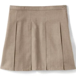 Lands' End Lands' End School Uniform Girls Solid Box Pleat Skirt Top Of Knee -Lands' End Store GUEST 76a2440a c08d 49ce 9cb0 09256f994370