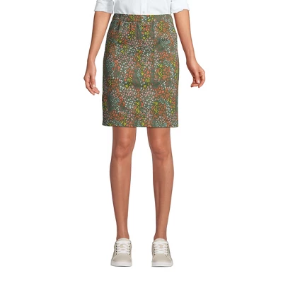 Lands' End Women's Mid Rise Elastic Waist Pull On Knockabout Chino Skort 5 Lands' End Women's Mid Rise Elastic Waist Pull On Knockabout Chino Skort - Image 5