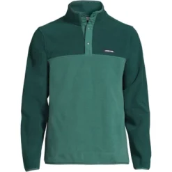 Lands' End Men's Heritage Fleece Snap Neck Pullover Top -Lands' End Store GUEST 7767d516 b036 408b 9595 042476ebb916
