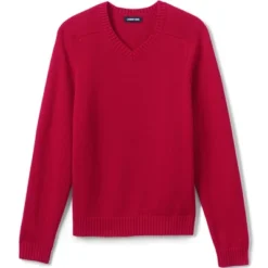 School Uniform Young Men's Cotton Modal V-neck Sweater -Lands' End Store GUEST 7851ca51 2289 425c 8182 3c36131425ab