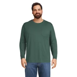 Lands' End Men's Super-T Long Sleeve T-Shirt With Pocket 18 Lands' End Men's Super-T Long Sleeve T-Shirt With Pocket -Lands' End Store GUEST 7863d6b2 09a0 4bff abc6 b3a38655863a