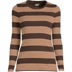 Lands' End Women's Tall All Cotton Long Sleeve Crewneck T-Shirt -Lands' End Store GUEST 787f6c58 7add 464b a5a3 04931f23f95a