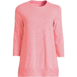 Lands' End Women's 3/4 Sleeve Slub Jersey Swing Tunic -Lands' End Store GUEST 788ca974 e984 42df ab0e 434b588b4d98
