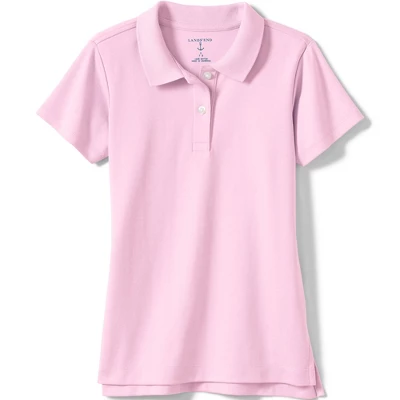 Lands' End School Uniform Girls Short Sleeve Feminine Fit Interlock Polo Shirt 12 Lands' End School Uniform Girls Short Sleeve Feminine Fit Interlock Polo Shirt - Image 12
