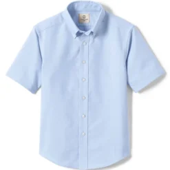 School Uniform Young Men's Short Sleeve Oxford Dress Shirt -Lands' End Store GUEST 7b189ffc 152a 4659 b2ea e24d575fc2d7