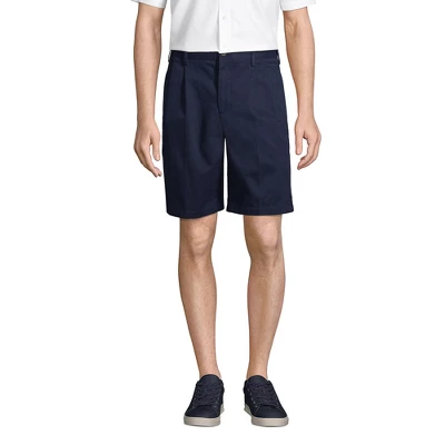 Lands' End Lands' End Men's Traditional Fit Pleated 9" No Iron Chino Shorts 6 Lands' End Lands' End Men's Traditional Fit Pleated 9" No Iron Chino Shorts - Image 6
