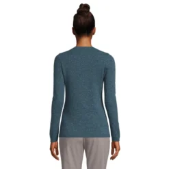 Lands' End Women's Tall Cashmere Crewneck Sweater