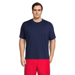 Lands' End Men's Short Sleeve Swim Tee Rash Guard -Lands' End Store GUEST 7e8dded7 a851 420f a4d7 6ababb98037c